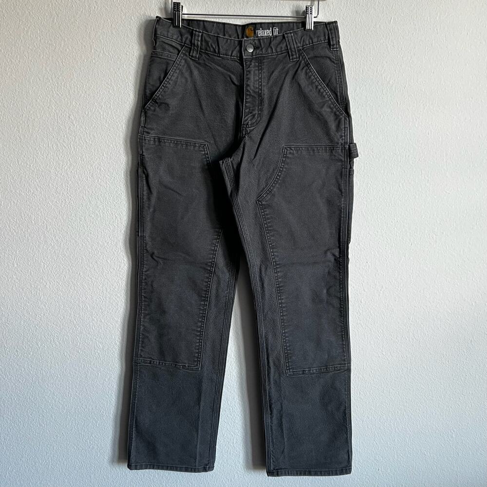 Carhartt gray double knee work wear carpenter pants